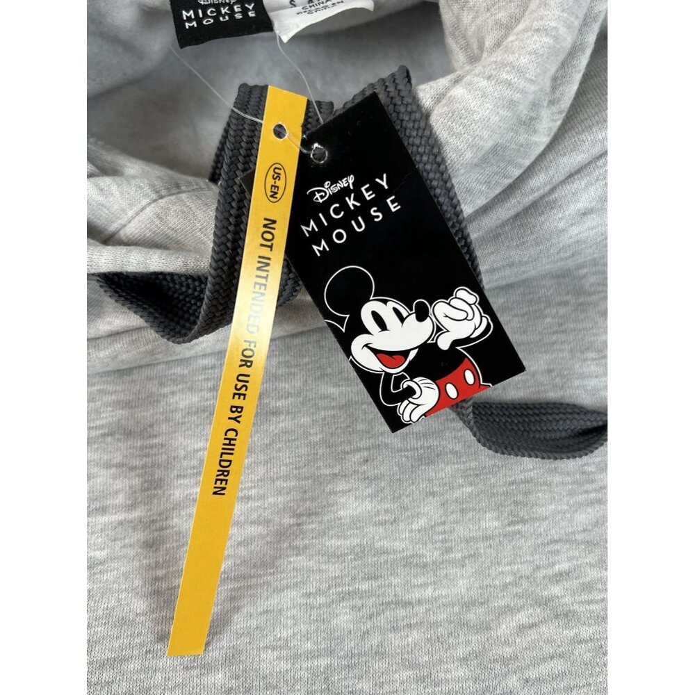 Disney Mickey Women’s Gray Hoodie Sweatshirt Dress Size Small (4/6) - Picture 13 of 15